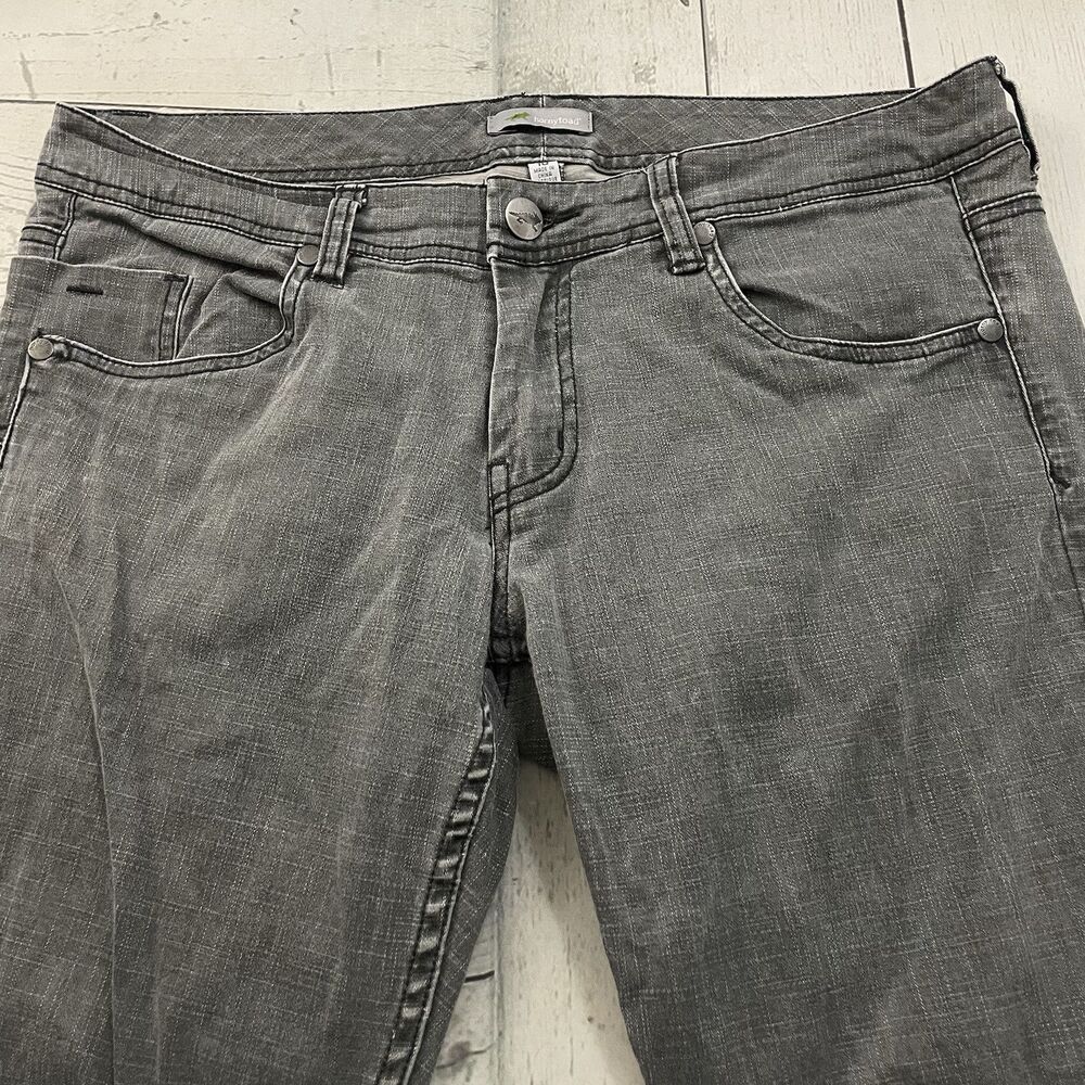 Horny Toad Women's Size 10 Black Light Wash W's Jaywalk Straight Denim Jeans - Picture 3 of 8